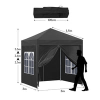 Faio Pop-Up-Gartenpavillon Zelt [2x2m] [3x3m]