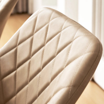 Moree Armlehnstühle aus Kunstleder mit Drehbarer