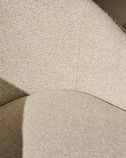 Elowen Esszimmerstuhl mit Chenillebezug in Beige