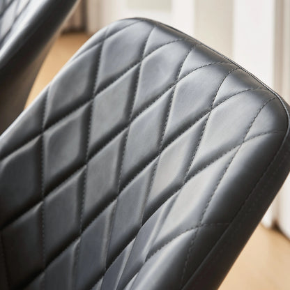 Moree Armlehnstühle aus Kunstleder mit Drehbarer