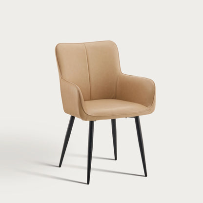 Muhsina Esszimmerstuhl aus Kunstleder[2er-Set]