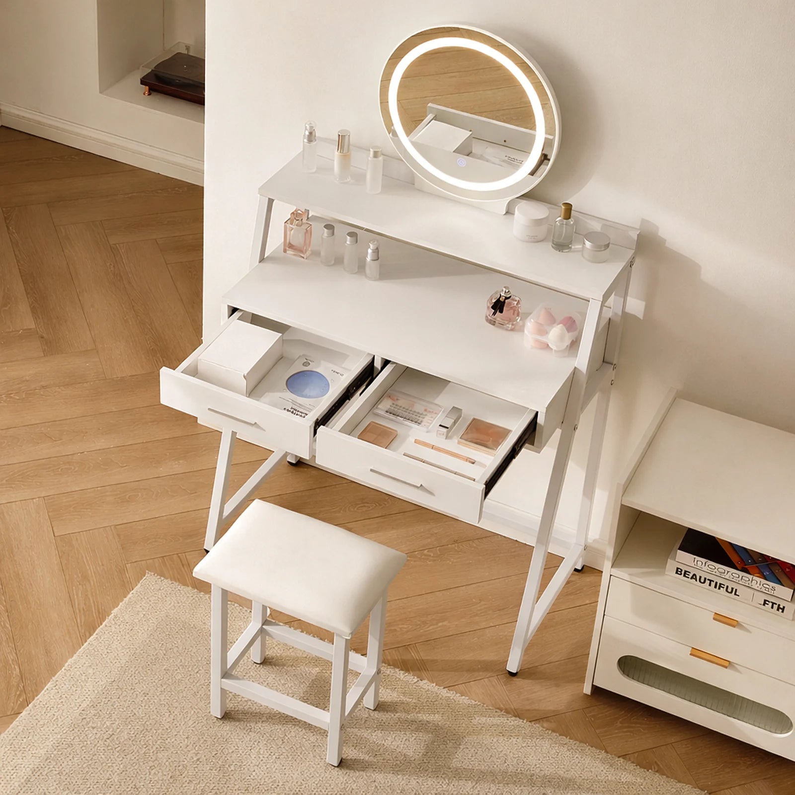 Alvio Schminktisch Set