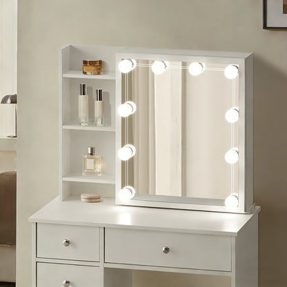 Amya Schminktisch Set mit Schiebespiegel