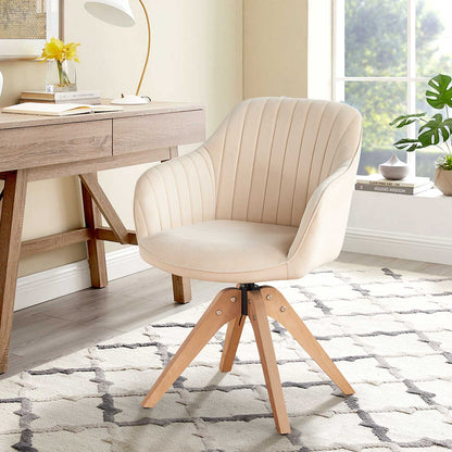 Aven Esszimmerstuhl aus Samt mit Drehbarer