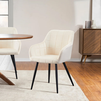 Bloor Esszimmerstühle aus Samt[2er-Set]