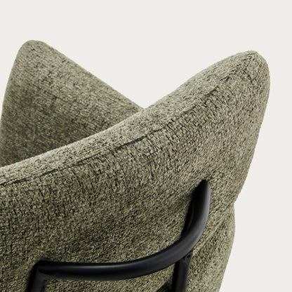 Castoro Esszimmerstuhl aus Chenille mit Drehbarer