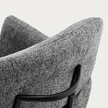 Castoro Esszimmerstuhl aus Chenille mit Drehbarer