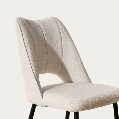 Evo Esszimmerstuhl aus Leinen[2er-Set]