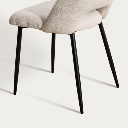 Evo Esszimmerstuhl aus Leinen[2er-Set]