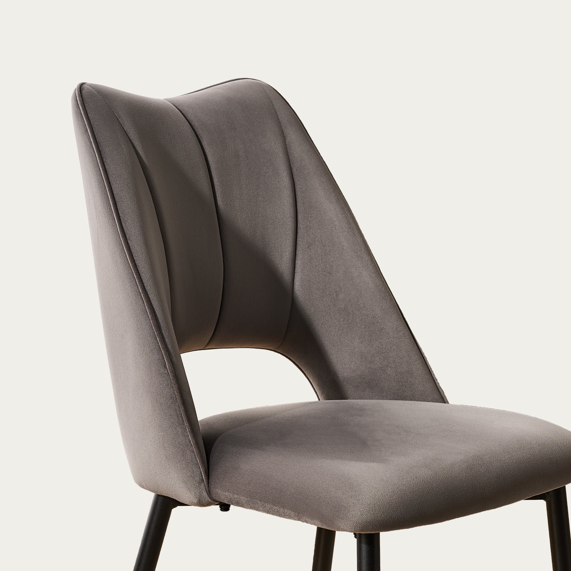 Evo Esszimmerstuhl aus Samt[2er-Set]