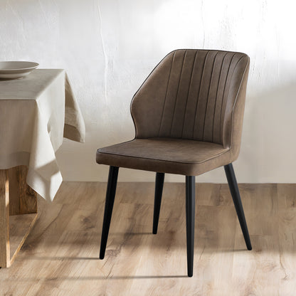 Danforth Esszimmerstühle aus Kunstleder[2er-Set]