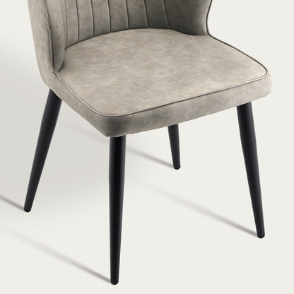 Danforth Esszimmerstühle aus Kunstleder[2er-Set]