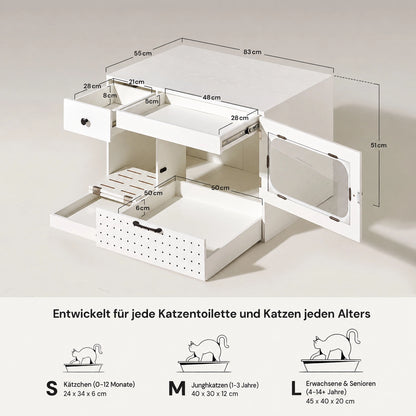 Mewi Katzentoilettenschrank