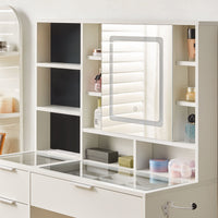 Dorla Schminktisch mit Schmuckaufbewahrung & Hocker