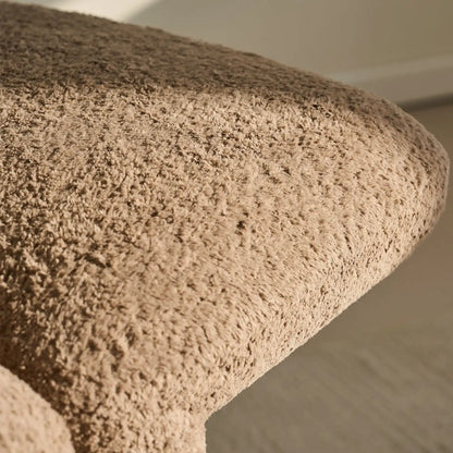 Faye Butterfly Schminktisch-Hocker – Designer Edition in Teddy Braun