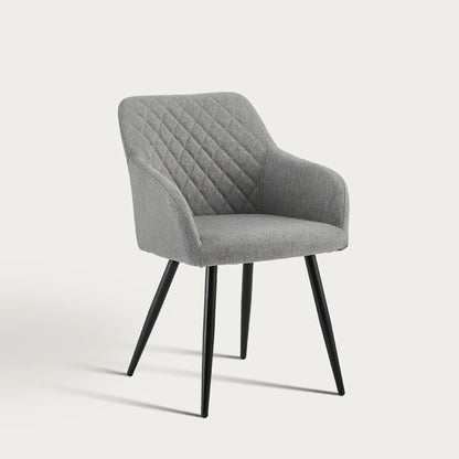 Lumes Esszimmerstühle aus Leinen[2er-Set]