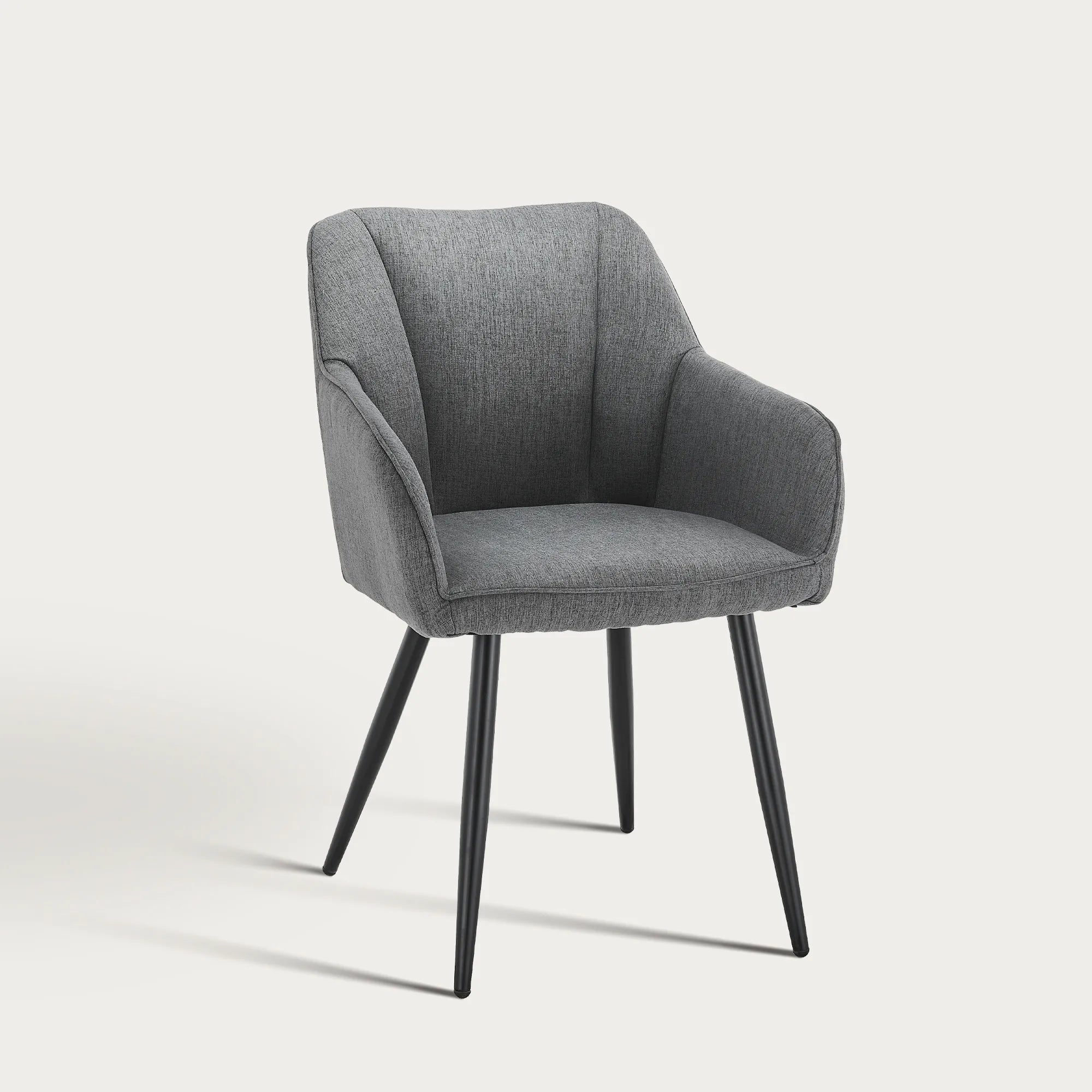 Tova Esszimmerstuhl aus Leinen[2er Set]