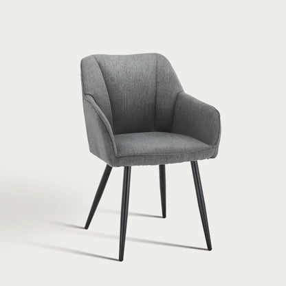 Tova Esszimmerstuhl aus Leinen[2er Set]