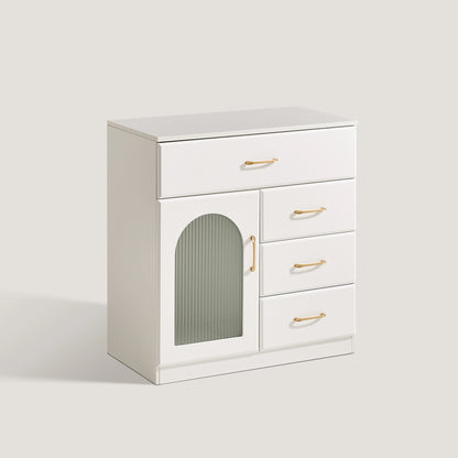 HEDDA Kommode Weiß mit Schubladen