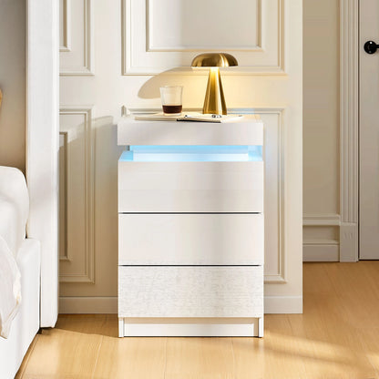 Kumar Nachttisch mit LED-Licht