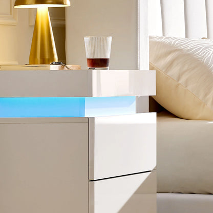 Kumar Nachttisch mit LED-Licht