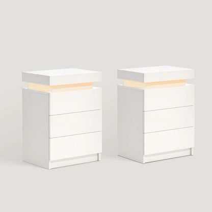 Kumar Nachttisch mit LED-Licht