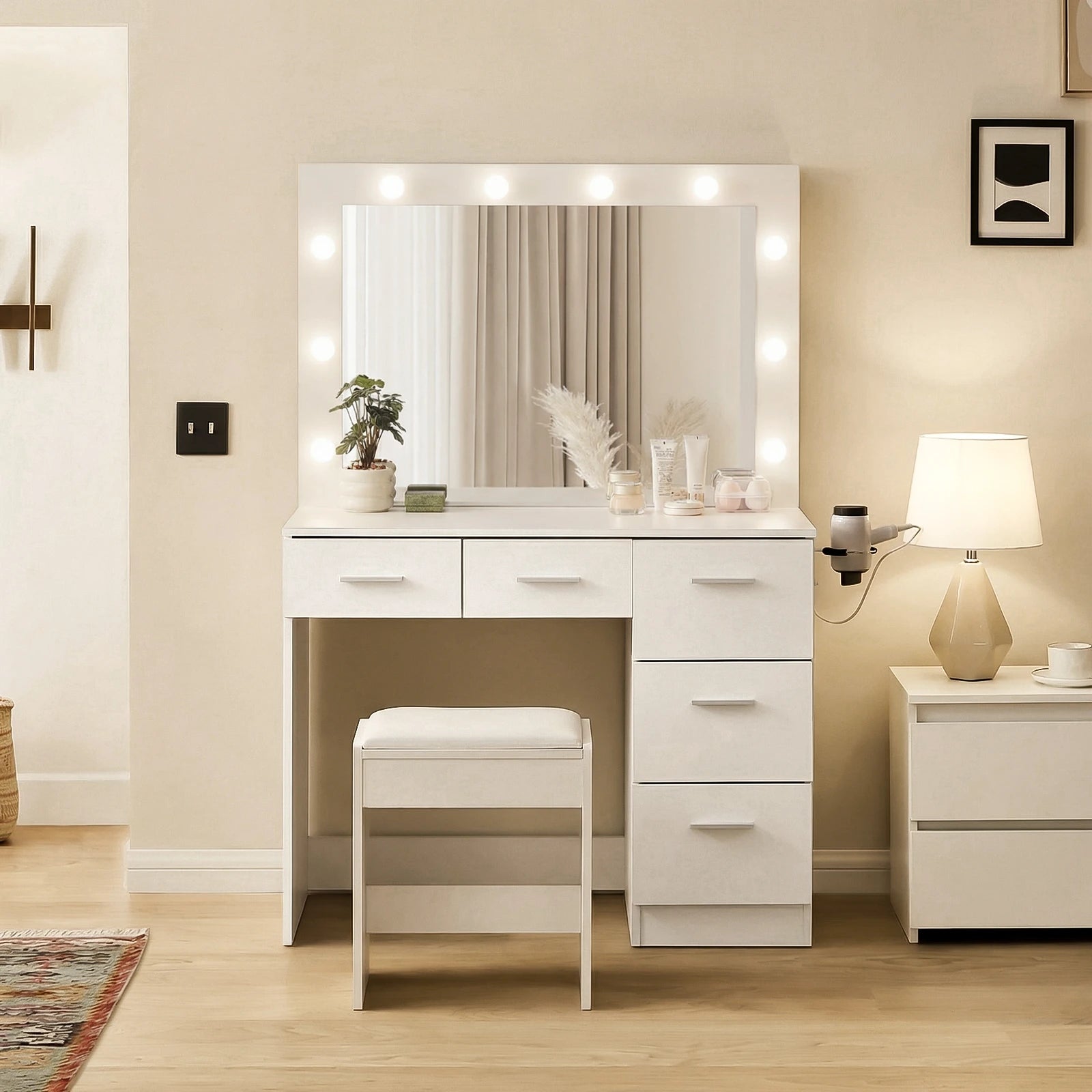 LUMARO Schminktisch Set