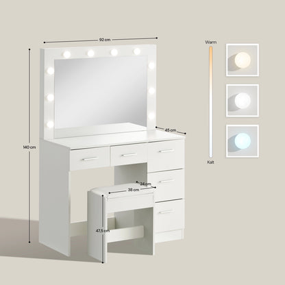 LUMARO Schminktisch Set