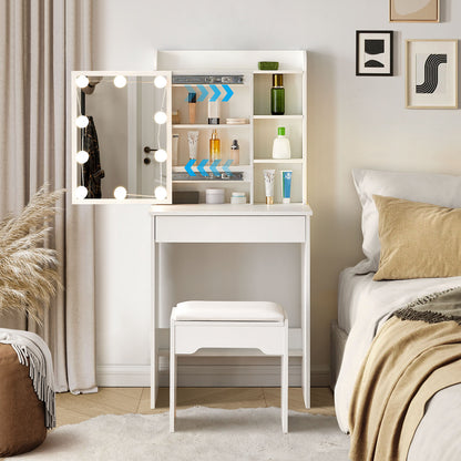 Mona Schminktisch Set mit Schiebespiegel