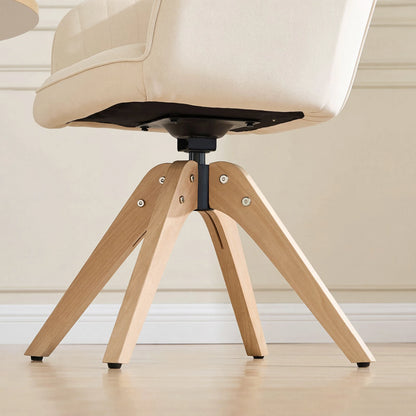 Aven Esszimmerstuhl aus Samt mit Drehbarer