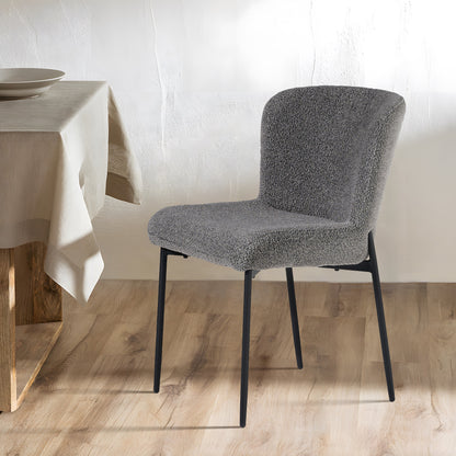 Celeste Esszimmerstühle aus Boucle