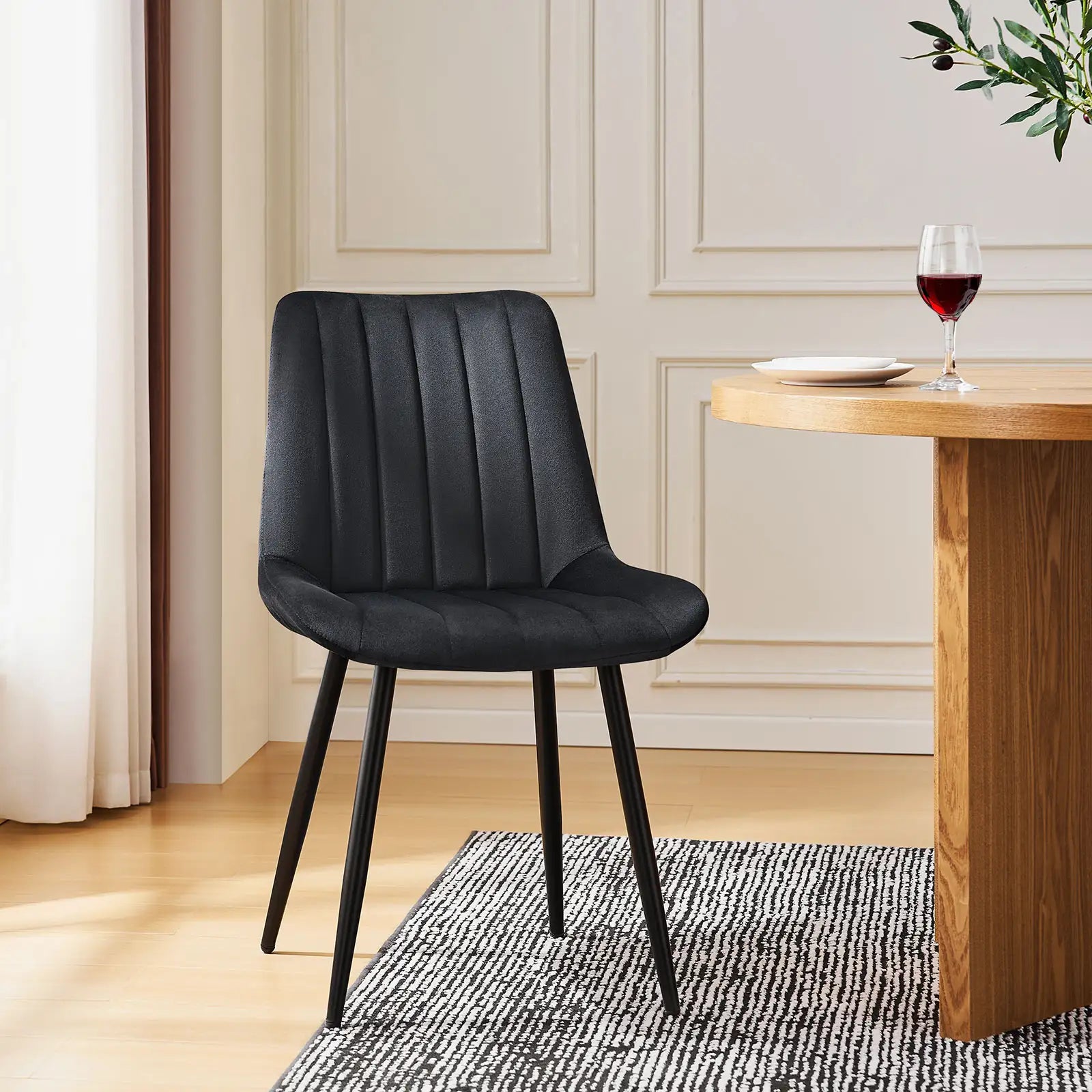 Clair Esszimmerstühle aus Samt