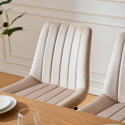 Clair Esszimmerstühle aus Samt