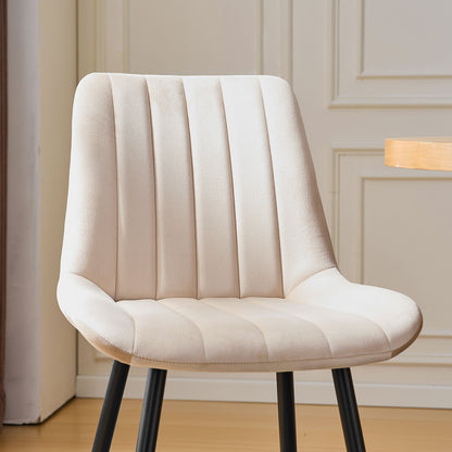 Clair Esszimmerstühle aus Samt