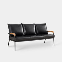 Mid-Century Modern Sofa [Schwarz] [1-Sitzer, 2-Sitzer, 3-Sitzer]