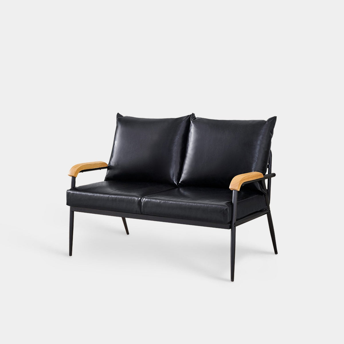 Mid-Century Modern Sofa [Schwarz] [1-Sitzer, 2-Sitzer, 3-Sitzer]