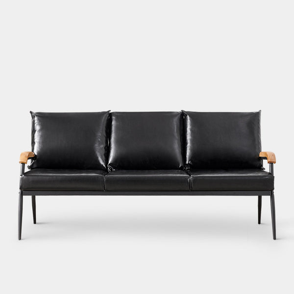 Mid-Century Modern Sofa [Schwarz] [1-Sitzer, 2-Sitzer, 3-Sitzer]