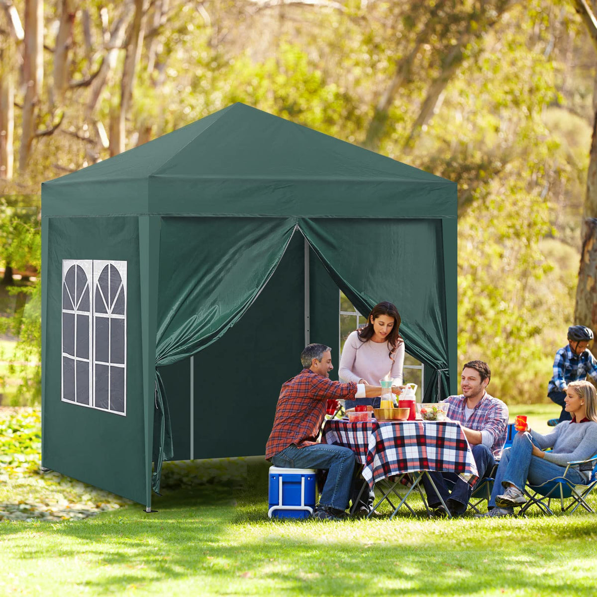 Tragbarer, robuster Pop-Up-Gartenpavillon Zelt [2x2m] [3x3m]