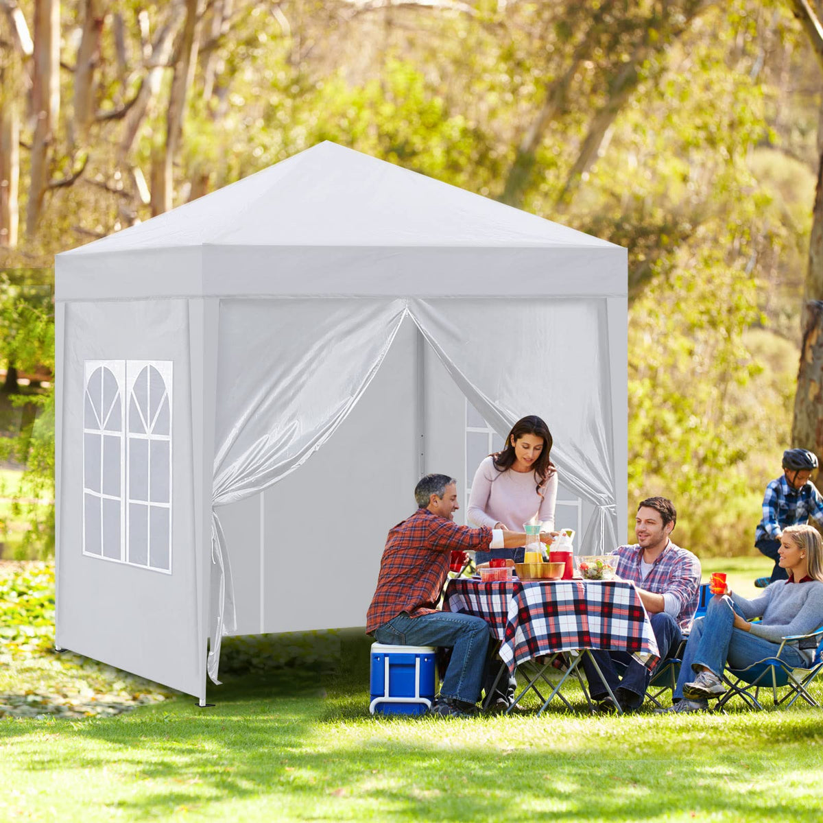 Tragbarer, robuster Pop-Up-Gartenpavillon Zelt [2x2m] [3x3m]