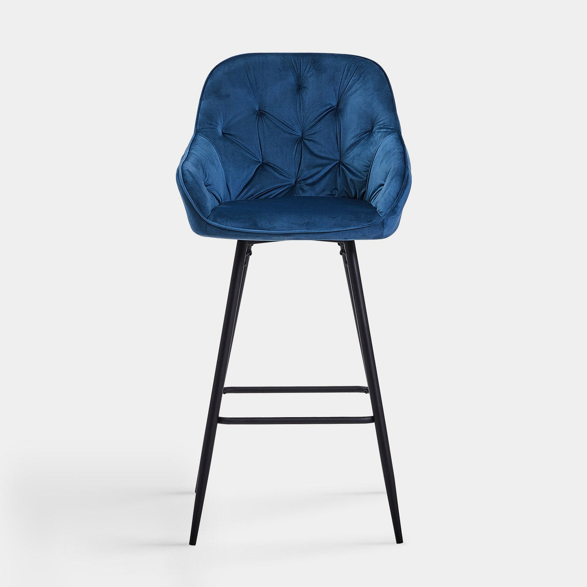 Garvies Velvet Tufted Kitchen Bar Stools | CLIPOP