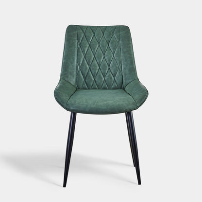 Kair Esszimmerstühle aus Kunstleder[2er-Set]