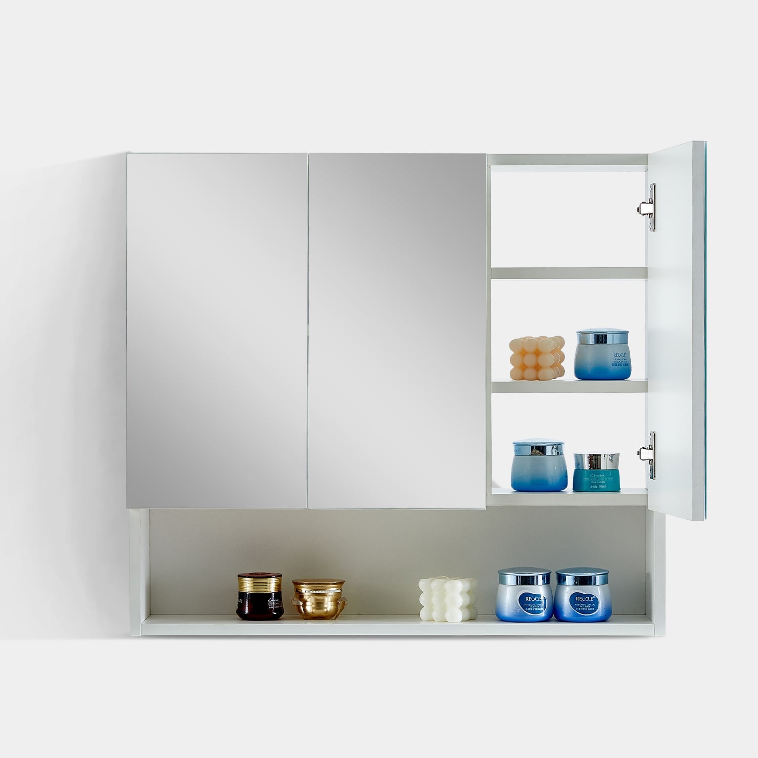 Colin Spiegelschrank Bad [3 Türen, 1 Regal]