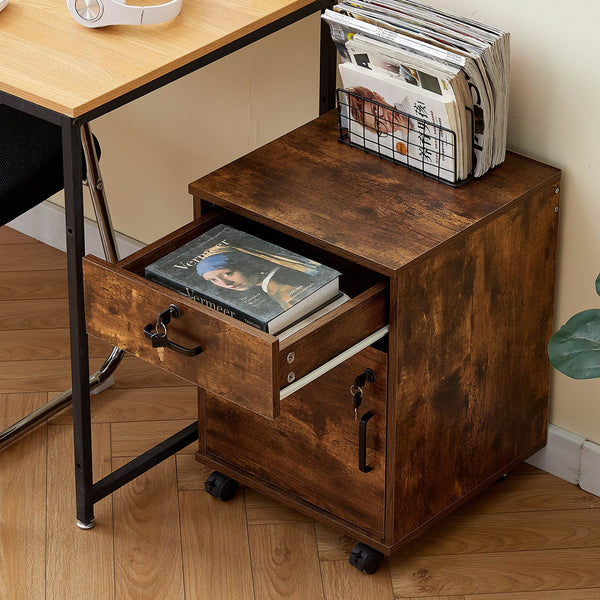 Mobiler Aktenschrank Edene [1 Schublade, 1 Tür]