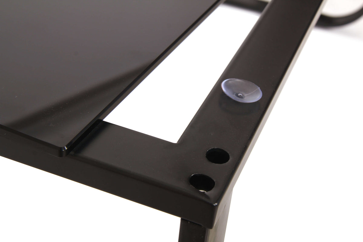 Beulah Couchtisch Schwarz mit Glasplatte