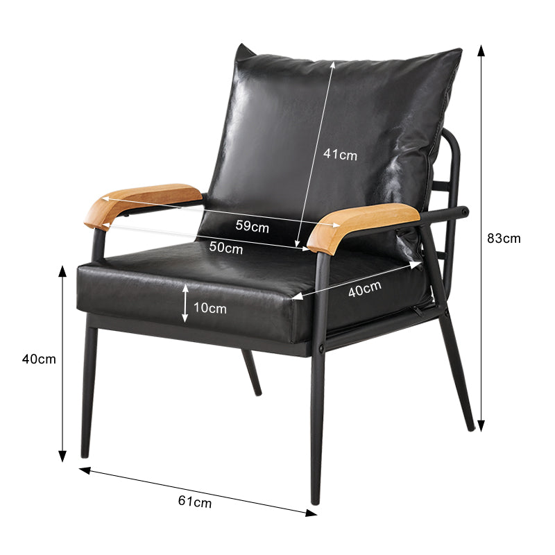 Mid-Century Modern Sofa [Schwarz] [1-Sitzer, 2-Sitzer, 3-Sitzer]
