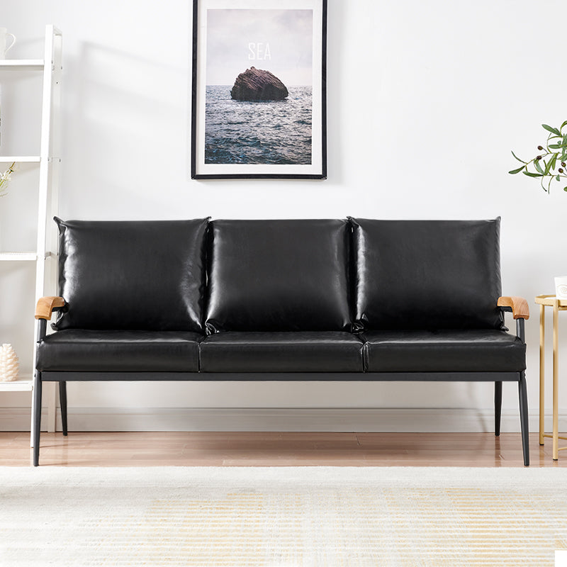 Mid-Century Modern Sofa [Schwarz] [1-Sitzer, 2-Sitzer, 3-Sitzer]